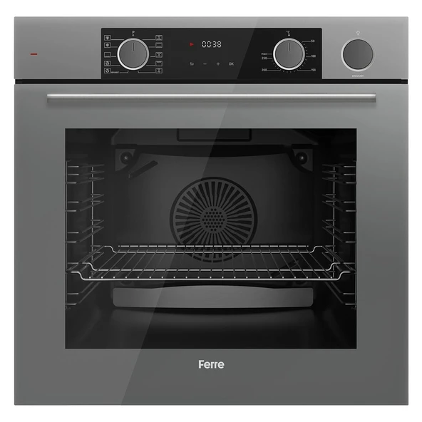 Ferre Steamart Ss Serisi Gri Set (SS038 + XE64CPR +D065 ) -75'lik Seri Kare Emaye Izgara - Resim 3