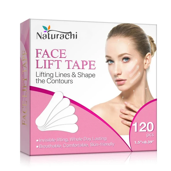 Face Yoga Yüz Gerdirme ve Kırışıklık Bandı Görünmez Face Tape - Resim 4