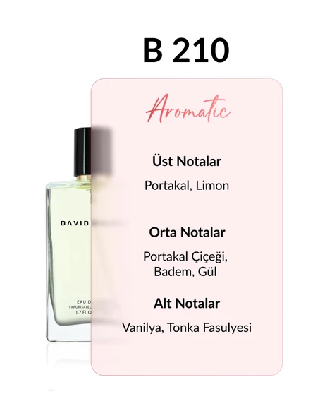 David Walker B210 Bernica 50 ml Kadın Parfüm | Aromatic - Resim 2