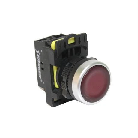 Eurowest Işıklı Buton Kırmızı Led 24V ( 5 ADET ) - Resim 3