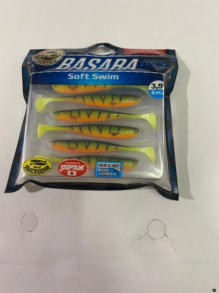 LUCKY  JOHN  BASARA 3D SOFT  SWİM  3.5'' (8.89 CM ) PG13  6P SİLİKON  YEM ürün görseli