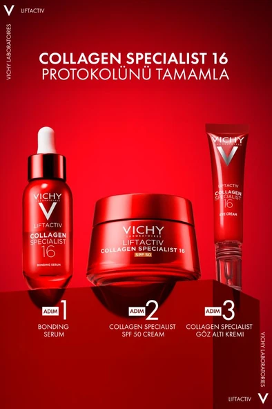 Vichy Liftactiv Collagen Specialist Cream SPF50 50 ml - Resim 7