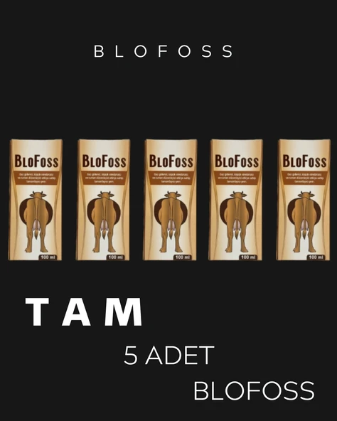 5 Adet Royal Blofoss Sindirim Düzenleyici ve Gaz Giderici Şurup(Bir Ürün 100 ml ) ürün görseli