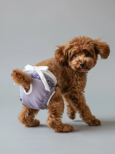 Princess Lila Dişi Köpek Regl Külotu | Köpek Donu | Köpek İç Çamaşırı | Ayarlanabilir Bağcıklı | Küçük Irklar İçin ürün görseli