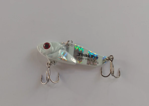 STRİKE PRO 5.5 CM VİBRASYON JİG YEM GLOW SIN051L (GLOW ZEBRA) - Resim 2