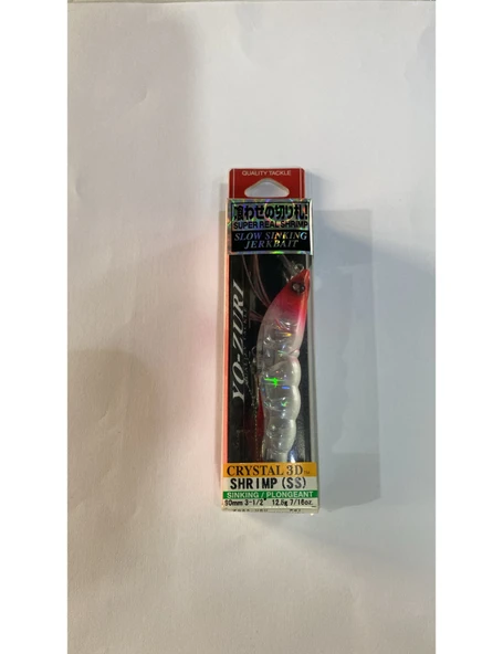 Yozuri Crystal 3D Shrimp Kalamar Sahte Balığı 90 MM F988-HRH ürün görseli