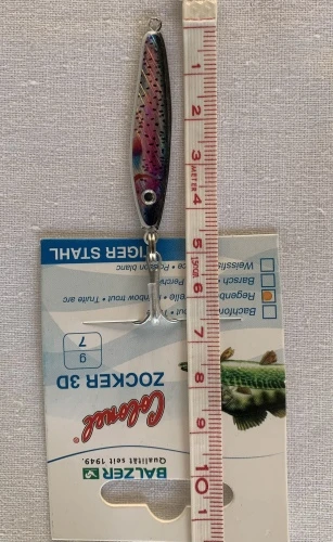 BALZER COLONEL ZOCKER 3D 7 GRAM ART NO :1  39510/007 REGENBOGENFORELLE  JİG YEM ürün görseli