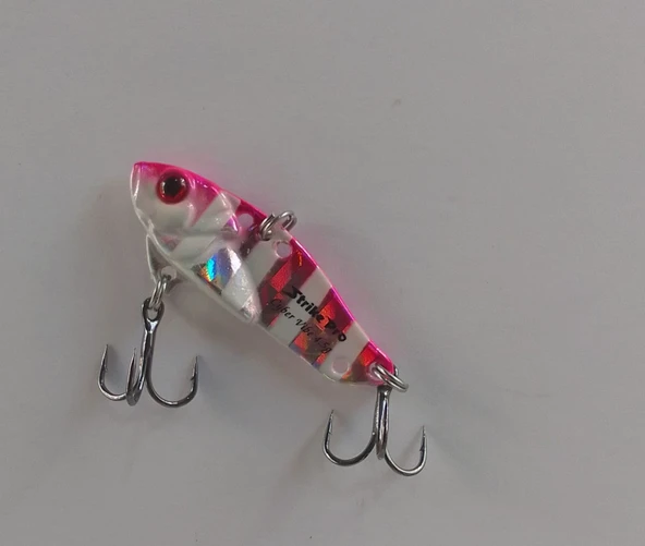 STRİKE PRO 3.5 CM VİBRASYON JİG YEM GLOW SIN049L (PINK ZEBRA) - Resim 2