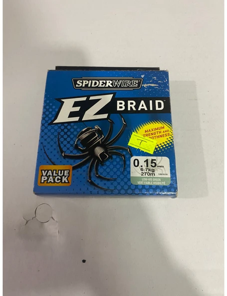 SPİDERWİRE EZ BRAİD 0.15 MM 270 METRE  İP OLTA  MİSİNASI ürün görseli