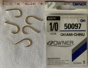 OWNER OKIAMI CHINU 50097 NO:1/0 OLTA İĞNESİ ürün görseli