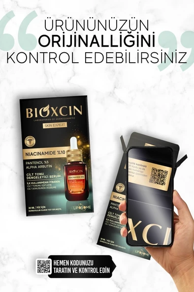 Bioxcin Niacinamide % 10 Serum 30 Ml - Panthenol % 5 Alpha Arbutin Ton Dengeleyici Yüz Serumu ürün görseli 1