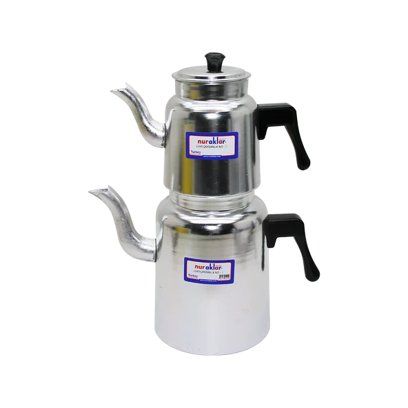 NO-1 LÜKS ALÜMİNYUM ÇAYDANLIK TAKIMI (5284) ürün görseli