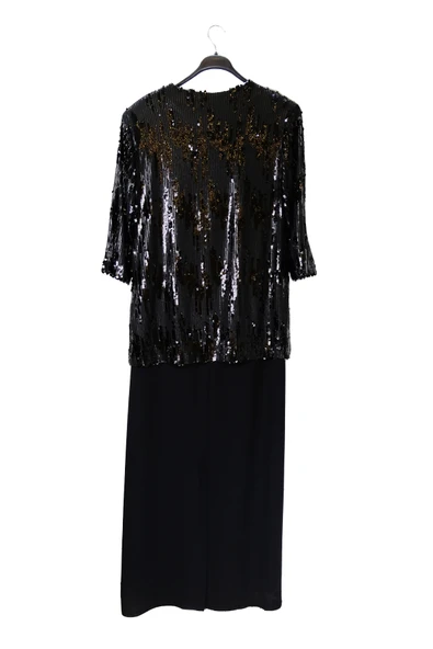 3956 LORELLE ELBİSE CEKETLİ TAKIM - Resim 3