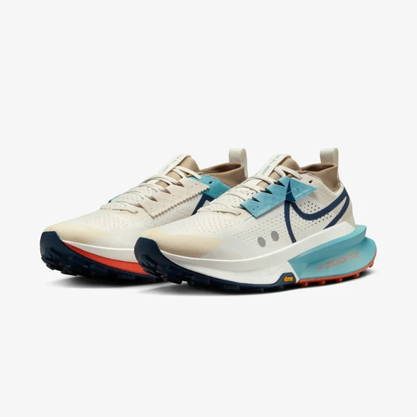 Nike ZoomX Zegama Trail 2 Erkek Beyaz Koşu Ayakkabısı   FD5190-005 - Resim 2