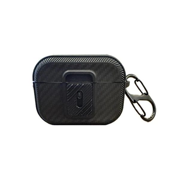 E2M AIRPODS 3 KILIF CARBON SİYAH - Resim 2
