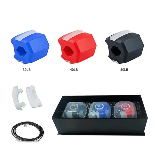 Face Yoga Başlangıç-Orta-Zor Jawline Çene Egzersiz Topu 3'lü Set - Resim 2