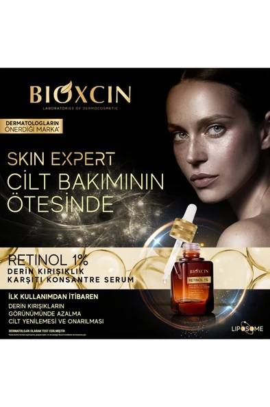 Bioxcin Retinol Serum %1 30 ml - Derin Kırışıklık Karşıtı Seramid Complex - Resim 2