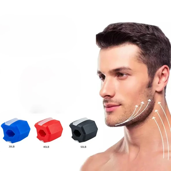 Face Yoga Başlangıç-Orta-Zor Jawline Çene Egzersiz Topu 3'lü Set ürün görseli