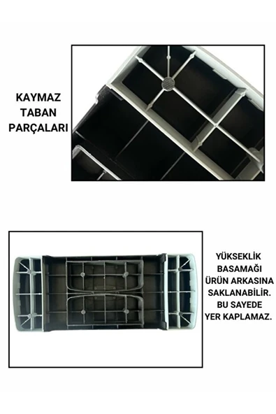 Step Tahtası – Aerobik Step Platformu Spor ve Egzersiz Aleti - Resim 3
