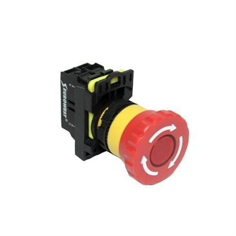 Eurowest 220V LED Işıklı Acil Stop Butonu 22mm 1NC ( 2 ADET ) - Resim 3