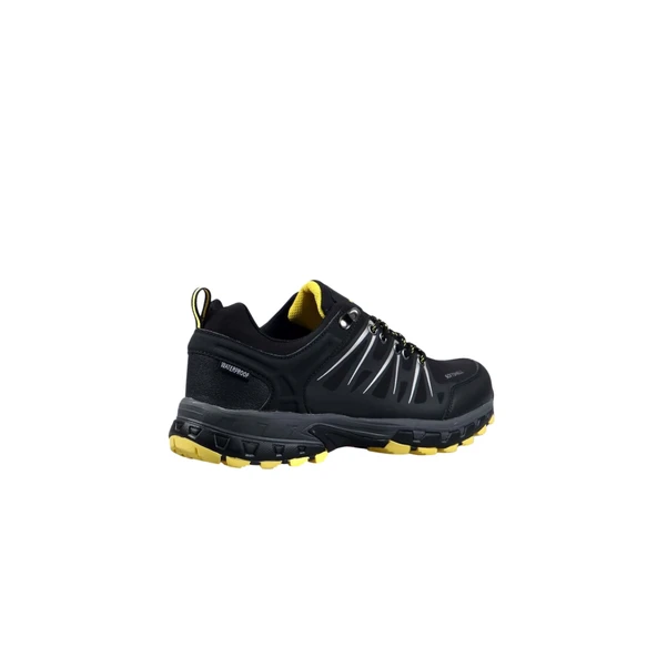 Erkek Su Geçirmez Siyah Sarı Outdoor Ayakkabı - Resim 4
