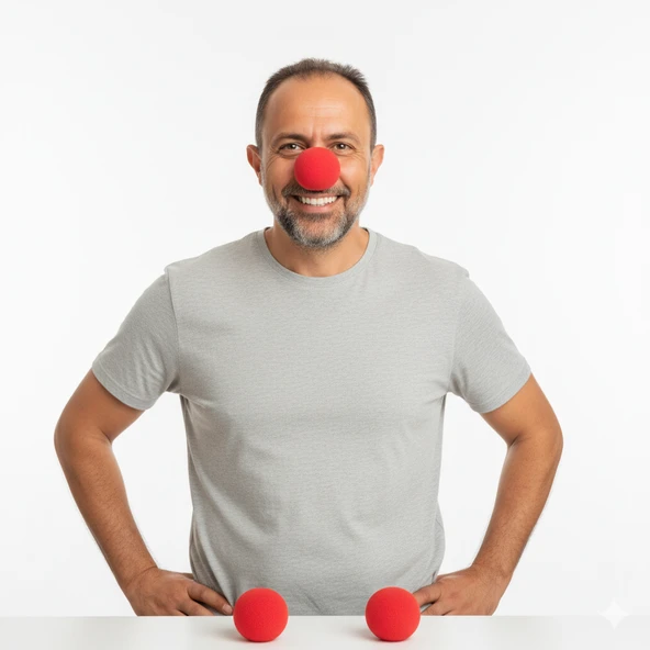 2 Adet Palyaço Burnu Sünger Palyaço Burnu ürün görseli