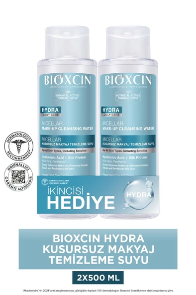 Bioxcin Hydra Micellar Kusursuz Makyaj Temizleme Suyu 500 Ml 1 Alana 1 Hediye - 500 Kullanım - Resim 3