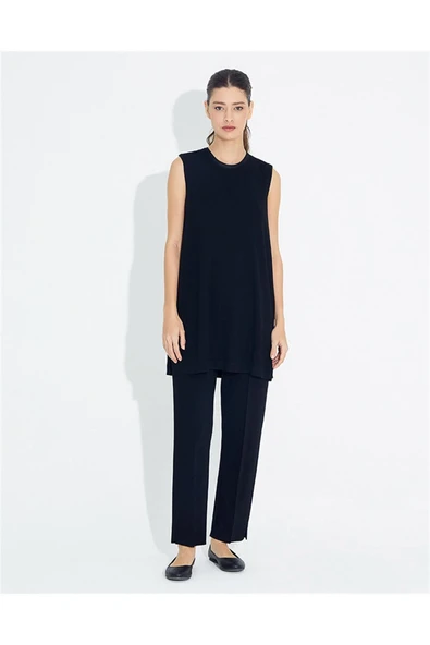 T23Y-6000 MISSDALIDA KOLSUZ TRİKO TUNİK - Resim 3