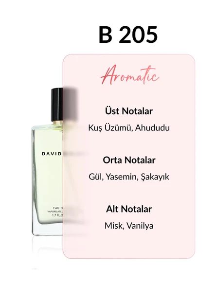 David Walker B205 Vboswell 50 ml Kadın Parfüm | Aromatic - Resim 2