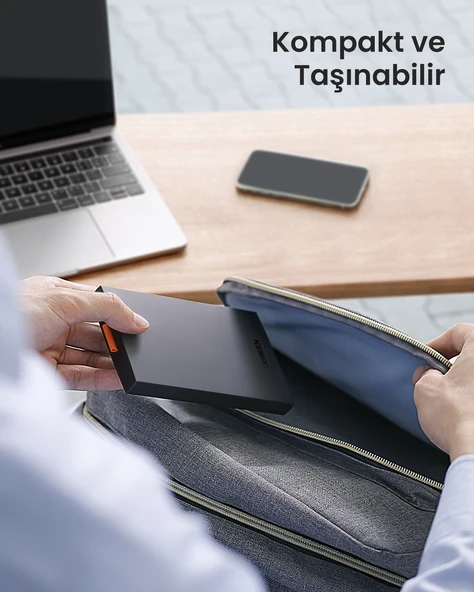 UGREEN 2.5″ USB 3.0 to SATA Hard Disk Kutusu, 60353 - Resim 5