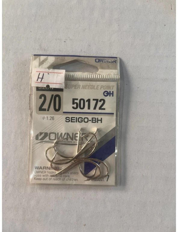 OWNER SEIGO -BH 50172 NO: 2/0 OLTA İĞNESİ ürün görseli 1