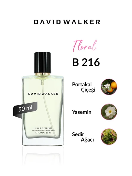 David Walker Exclusive B216 Cassini 50 ml Kadın Parfüm | Floral ürün görseli