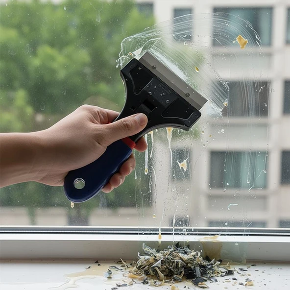 WORKPRO WP219007 90mm Geri Çekilebilir Profesyonel Kazıma Bıçağı - Resim 8