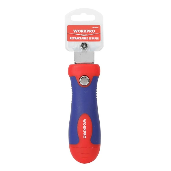 WORKPRO WP219004 40mm Geri Çekilebilir Profesyonel Kazıyıcı + 4 Parça Kazıma Bıçak Seti - Resim 12