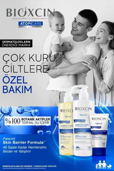 Bioxcin Atopicare Atopi Eğilimli Ciltler İçin Besleyici Yüz Kremi 50 Ml - Microbiome, Seramid - Resim 2