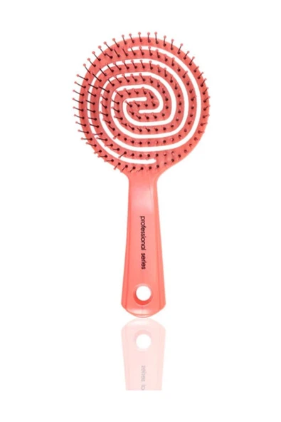 Pembe Pro Üç Boyutlu Oval Saç Fırçası - 5