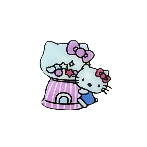 E2M POP SOCKET TELEFON TUTUCU SEVİMLİ KEDİ PEMBE ürün görseli