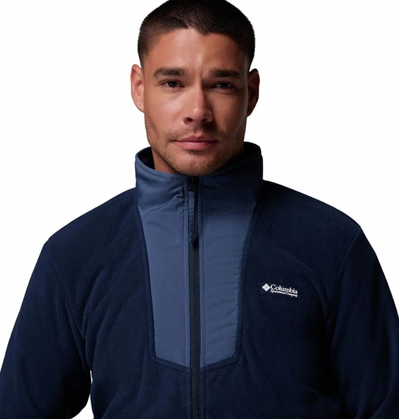 Columbia Sequoia Grove™ Full Zip Fleece Lacivert Erkek Outdoor Polar AM0596 - Resim 5