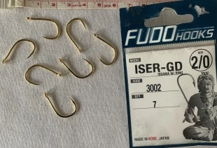 FUDO HOOKS ISER-GD 3002 NO:2/0  OLTA İĞNESİ ürün görseli