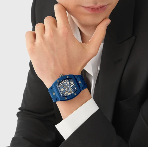 Philipp Plein PWVBA0323 Erkek Kol Saati - Resim 4