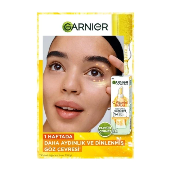 Garnier C Vitamini Parlak Aydınlatıcı Göz Kremi 15Ml - Resim 2