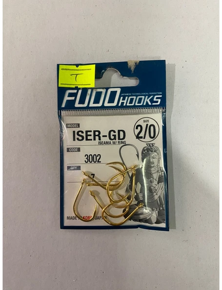 HOOKS ISER-GD 3002 NO:2/0  OLTA İĞNESİ ürün görseli 1