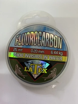 LATEX  0.20 MM 25 METRE FLUOROCARBON MİSİNA ürün görseli
