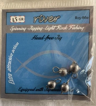 RİVER R15-860  ( 1,5  GRAM ) GRİ RENKLİ TOP BAŞLI  AĞIRLIK İĞNESİZ ürün görseli