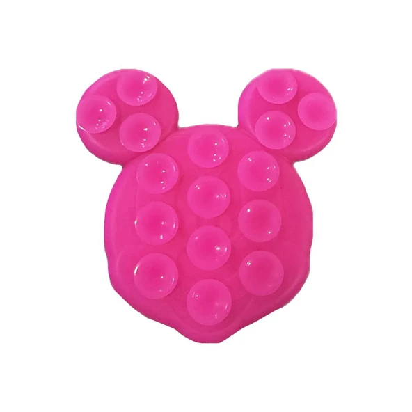 E2M VAKUMLU TELEFON TUTUCU MİCKEY PEMBE ürün görseli