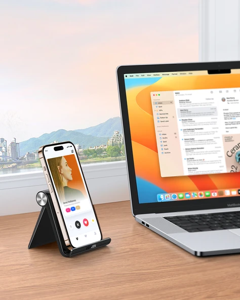 UGREEN Çok Amaçlı Masaüstü Telefon Standı, Siyah, 50747 - Resim 5