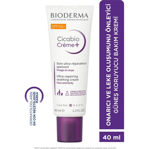 Bioderma Cicabio Creme SPF50+ 40 ml ürün görseli