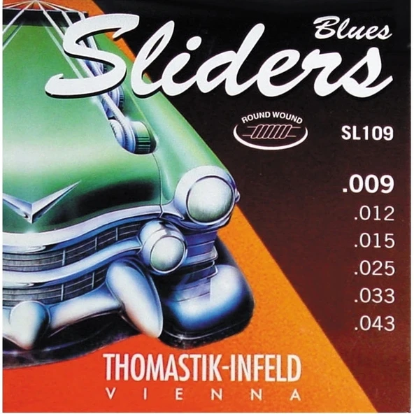 Thomastik SL109 Sliders Light Elektro Gitar Teli (09-43) - Resim 2
