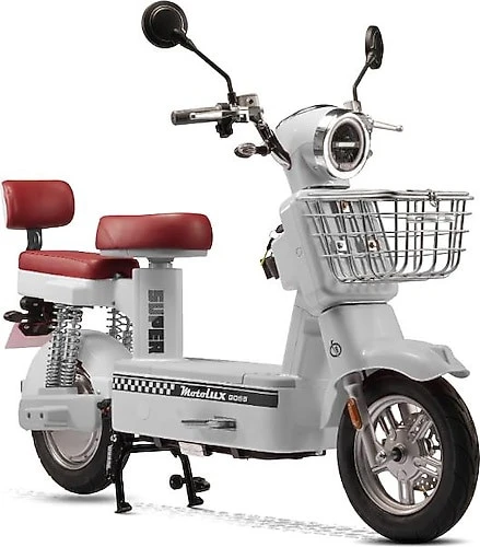 Motolux GO55 800 W Elektrikli Motosiklet Beyaz ürün görseli
