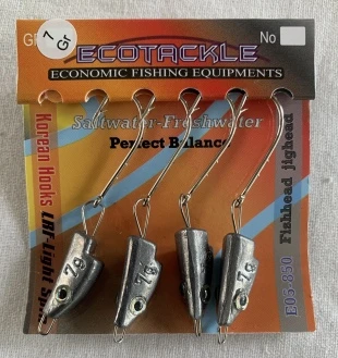 ECOTACKLE GRİ RENKLİ BALIK KAFALI 7 GRAM  HAREKETLİ ZOKA ürün görseli